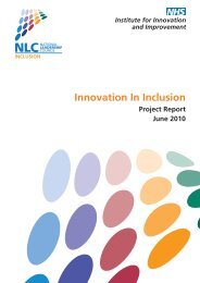 Innovation In Inclusion - NHS North West Leadership Academy