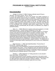 An Annotated Bibliography - National Correctional Industries ...
