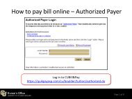 How to pay bill online – Authorized Payer