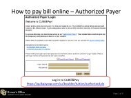 How to pay bill online – Authorized Payer