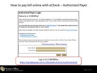 How to pay bill online with eCheck – Authorized Payer