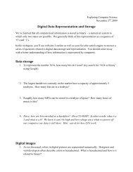 Digital data webquest - Garfield Computer Science