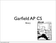 Binary - Garfield Computer Science