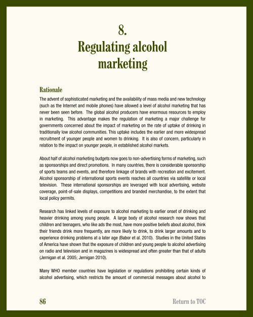 Addressing the harmful use of alcohol - WHO Western Pacific Region