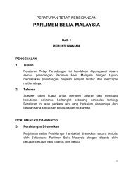 Peraturan Tetap Persidangan Parlimen Belia Malaysia - Majlis ...