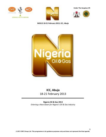 ICC, Abuja - Nigeria Oil & Gas