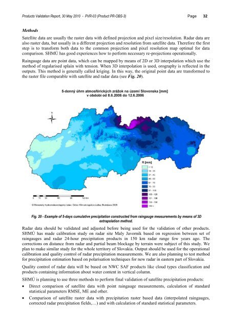 H-SAF Product Validation Report (PVR) PR-OBS-3