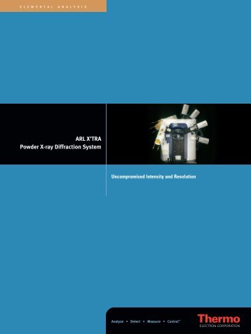 ARL X'TRA Powder X-ray Diffraction System