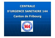 CENTRALE D'URGENCE SANITAIRE 144 Canton de ... - IVR-IAS