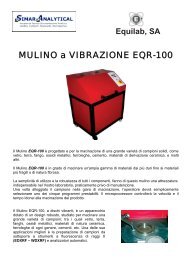 MULINO a VIBRAZIONE EQR-100 - Simar Analytical