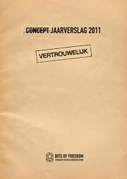 CONCEPT JAARVERSLAG 2011 - Bits of Freedom