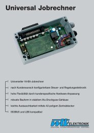 16 Bit Universal Jobrechner - WTK Elektronik