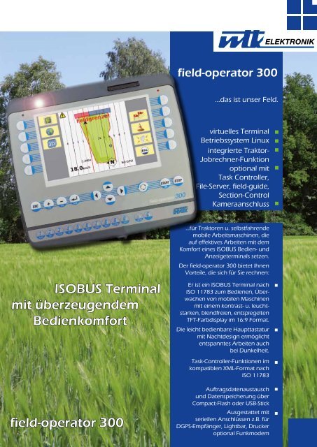 field-operator 300 - WTK-Elektronik GmbH