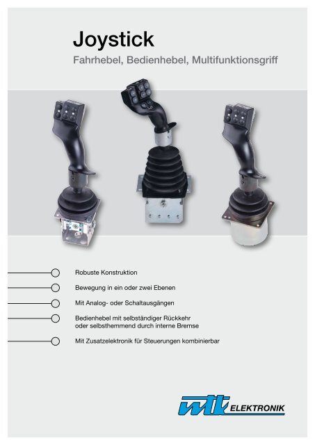 Joystick - WTK-Elektronik GmbH