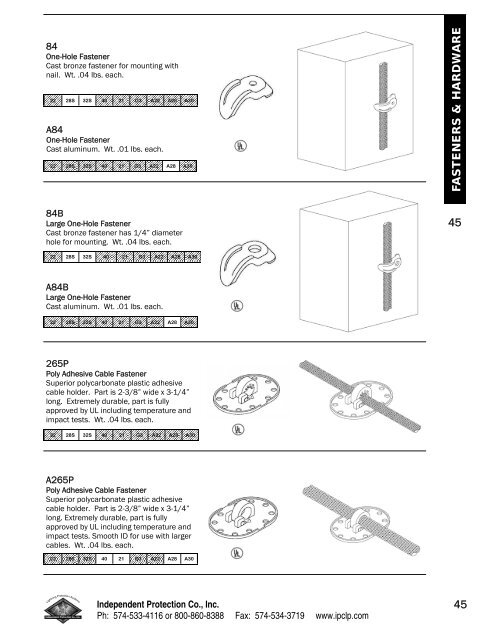 2011 Catalog Cover New Final 2-4.pub - Independent Protection ...