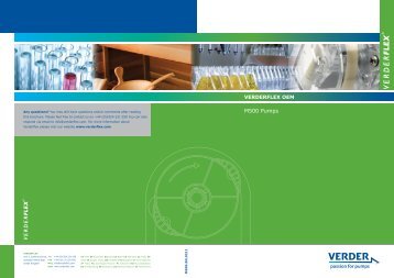 Technical Datasheet - Verderflex