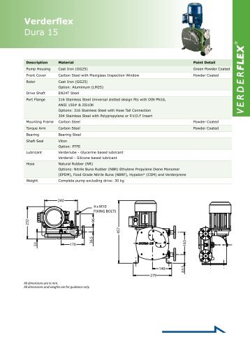 Dura 15 Metric - Verderflex