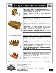 Side By Side Connectors and Splicers - Independent Protection ...