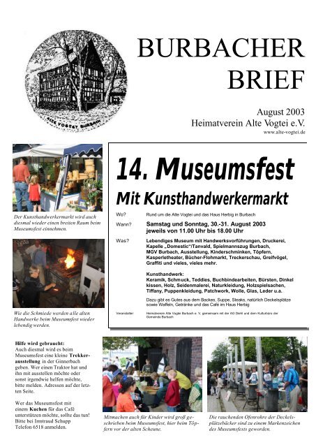 14. Museumsfest