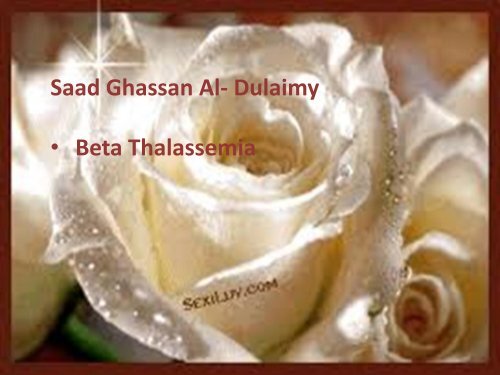 Beta Thalassemia