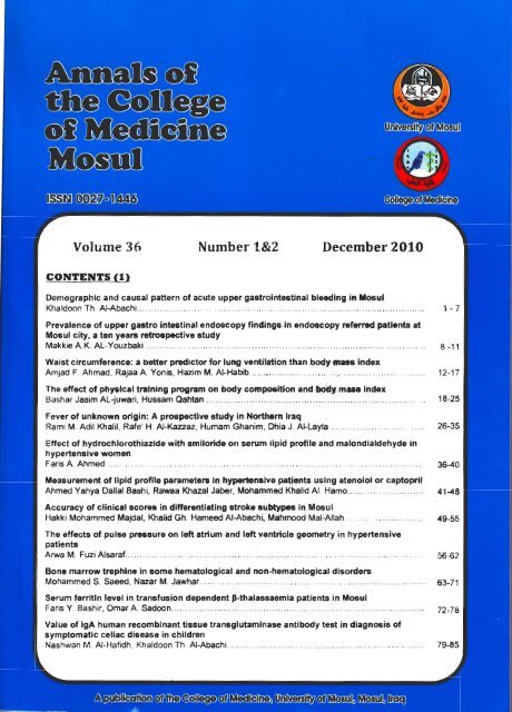 Volume 36 Number 1&2 December 2010