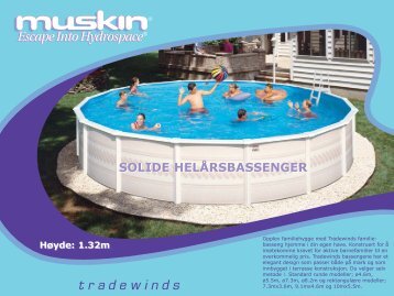 Muskin Tradewinds SvÃ¸mmebasseng - Partnerline AS