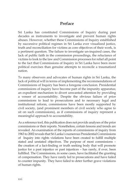 sri lanka's commissions of inquiry - Law & Society Trust