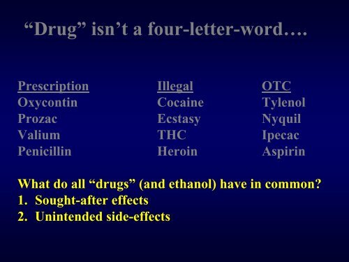 Physiology of the World's Second-Most Popular Drug