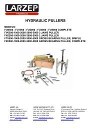 HYDRAULIC PULLERS - Larzep Australia Pty Ltd