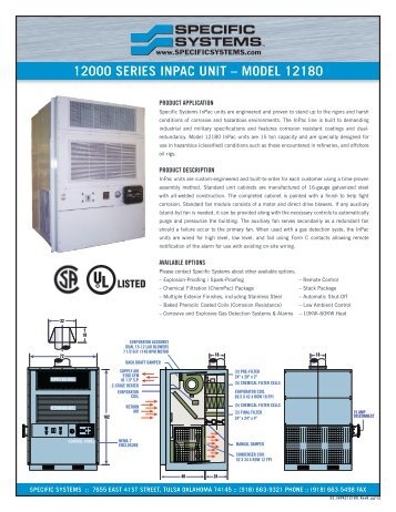 12000 SERIES INPAC UNIT â MODEL 12180 - Specific Systems
