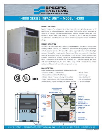 14000 SERIES INPAC UNIT â MODEL 14300 - Specific Systems