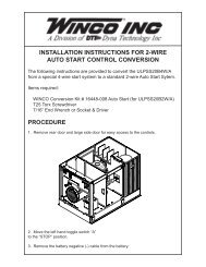 60710-128 2-Wire Conversion Instructions ... - Winco Generators