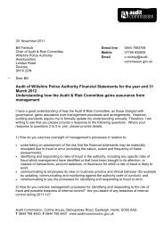 Agenda item 10 - External audit fraud letter