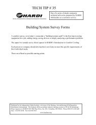 Building/System survey forms - HVAC Sales & Supply Co., Inc.