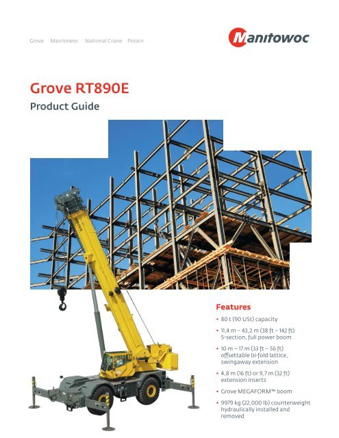 Grove 90 Ton Crane Load Chart