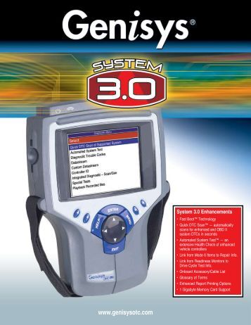 Otc Genisys 3 0 Manual Transfer