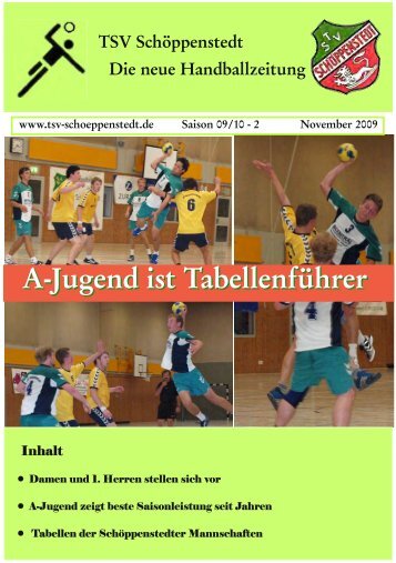 A-Jugend ist TabellenfÃ¼hrer - TSV SchÃ¶ppenstedt