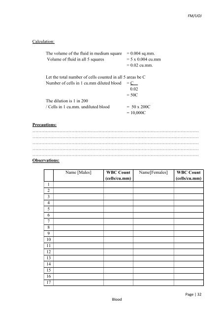 MANUAL PHYSIOLOGY PRACTICAL - Repository:The Medical ...