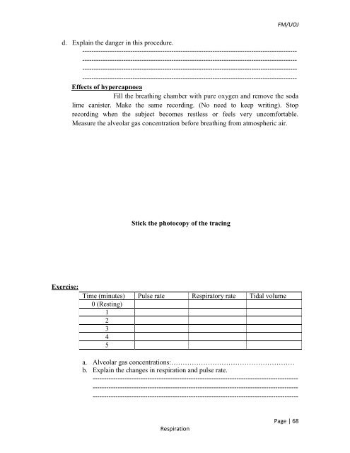 MANUAL PHYSIOLOGY PRACTICAL - Repository:The Medical ...