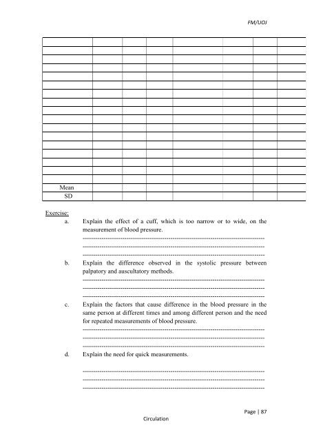 MANUAL PHYSIOLOGY PRACTICAL - Repository:The Medical ...