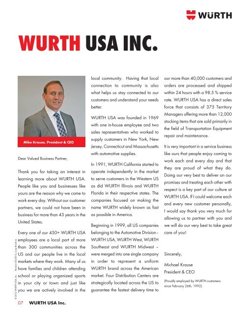 WURTH USA, Inc.