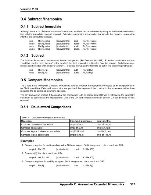 Power ISA™ Version 2.03 - Power.org