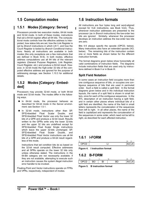 Power ISA™ Version 2.03 - Power.org