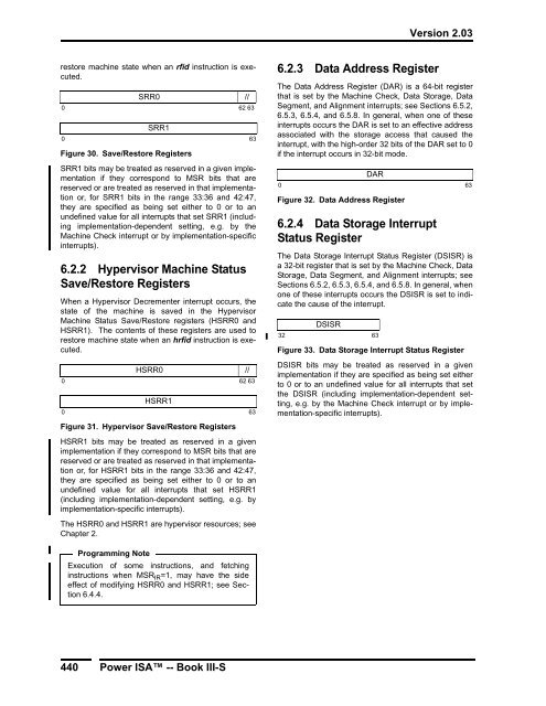 Power ISA™ Version 2.03 - Power.org