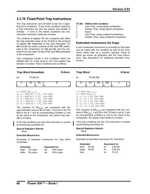 Power ISA™ Version 2.03 - Power.org