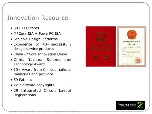 C*Core, Going Ahead with “Innovation Power” - Power.org