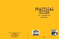 Practical Guide for journalists - Reporters Without Borders