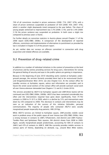 Report on the Drug Situation 2010 - Bundesministerium fÃ¼r ...