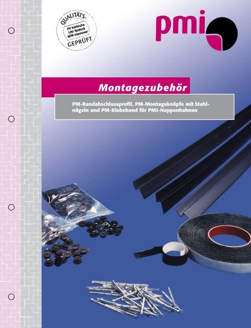 Montagezubehör - PMI-Plast GmbH