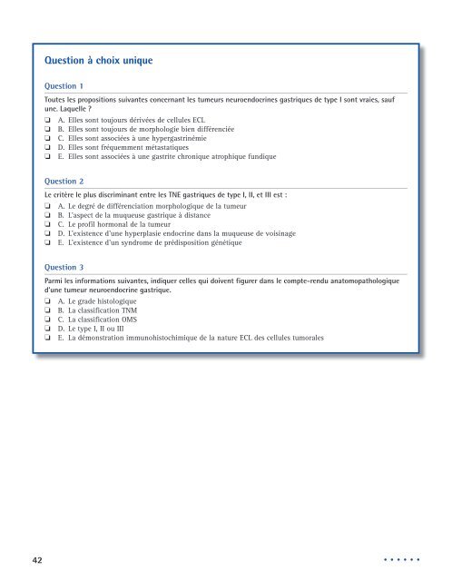 Les tumeurs neuroendocrines gastriques